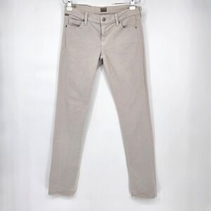 Citizens of Humanity Avedon low rise skinny jeans cream off white size 28
